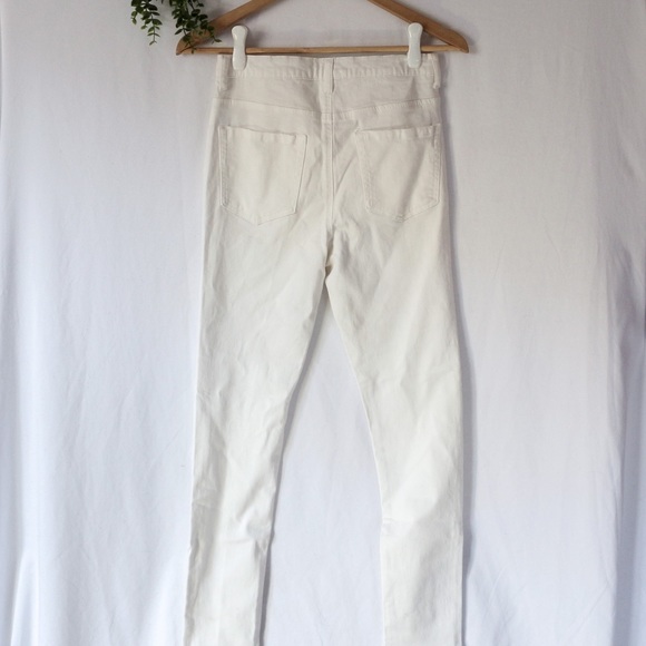 F21 Skinny White Denim Pants - Picture 8 of 8